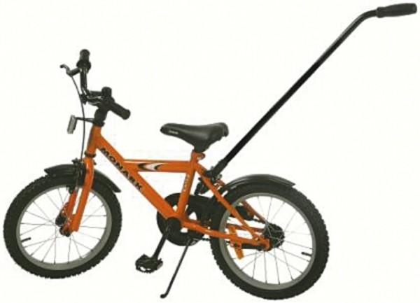 ATRANVELO Halte-/Schiebestange; SB-verpackt, für Dreiräder oder Kinderräder, sehr leicht zu montieren, abnehmbar; Auch als Radfahrlernhilfe geeignet,