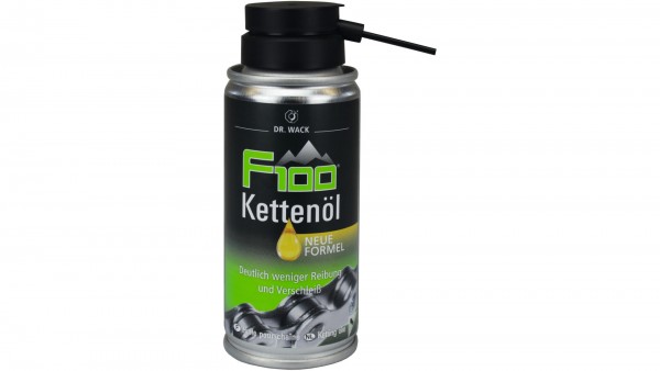 DR. WACK F100 Kettenöl; Deutlich weniger Reibung und Verschleiß. Garantiert durch PTFE-Zusatz extreme Leichtgängigkeit aller beweglichen Teile. Spezie