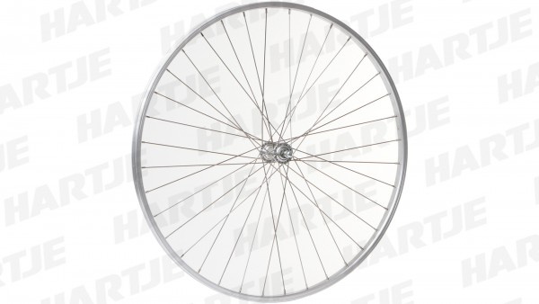 CONTEC Vorderrad &quot;Alu Sport + Quando KT-A16F&quot;; 26&quot; Laufrad; Felge: 21-559, Schürmann, DV, 36Loch, silber; Nabe: Quando &quot;KT-A16F&quot;, Vollachse, Aluminium