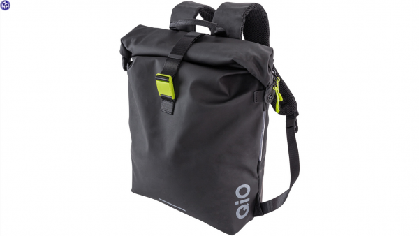 QIO Rucksack &quot;Mika&quot;; Volumen: 17l, Maße (L x B x H): 31x13x42cm, Gewicht: 1820g, Hook-On System; SB-verpackt, wasserdichtes Polyurethan (IPX3), Rollve