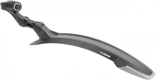ZÉFAL H.R.-Steckradschutz "Deflector RM60+"; Für 26", 27,5" und 29", Kunststoff, für Sattelstützmontage Ø 25 bis 32mm; SB-verpackt, für Profilb