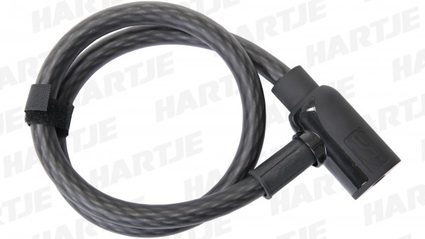 CONTEC Kabelschloss "PowerLoc"; SB-verpackt, 85cm lang; Hochflexibles Stahlkabel mit strapazierfähiger Vinylbeschichtung, X2-Power - Das "Double Bolt
