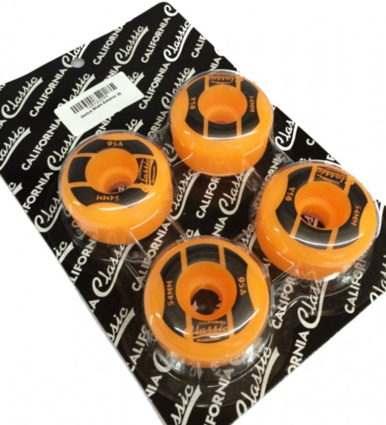 davtus California Classic 54 mm Disko-/Quad-Skate 4er Rollen Set Orange