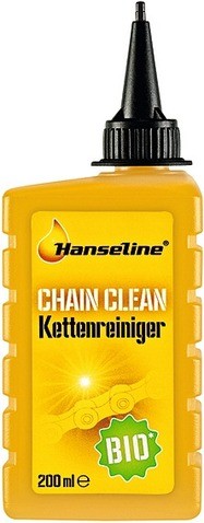 HANSELINE Kettenreiniger &quot;Bio&quot;; Löst Verschmutzungen und Haftstoffe, ist rückfettend. Kette sollte nach der Reinigung neu geschmiert werden.; ; Anwend