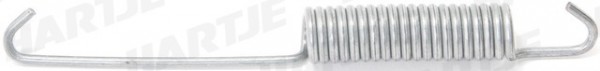 HEBIE Feder 110mm lang, silber, für Zweibeinständer