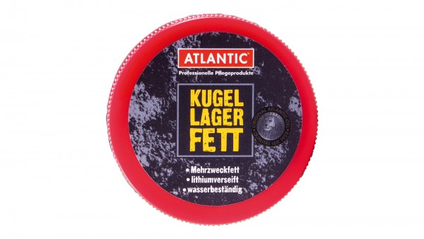 ATLANTIC Kugellagerfett; Transparent, sorgt für eine dauerhafte Schmierung von Lagern und beweglichen Teilen. Lithiumverseift, wasserbeständig und gut