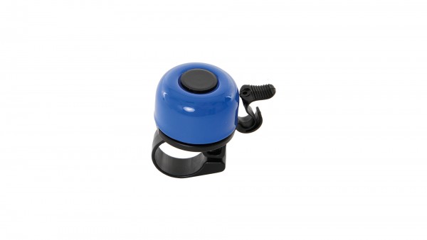 CONTEC Miniglocke &quot;Mini Bell&quot;; SB-verpackt, Aluminium, Ø 33mm, passend für Lenker-Ø 22,2mm; Klöppel um 360° drehbar, blau