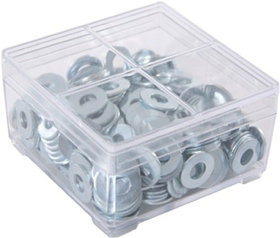 BOFIX Unterlegscheibe; Verzinkt; Produktbeschreibung holländisch, M5, Abgabe nur in Packung zu 100 Stück, Preis per Packung, Größe 5,3 x 15mm