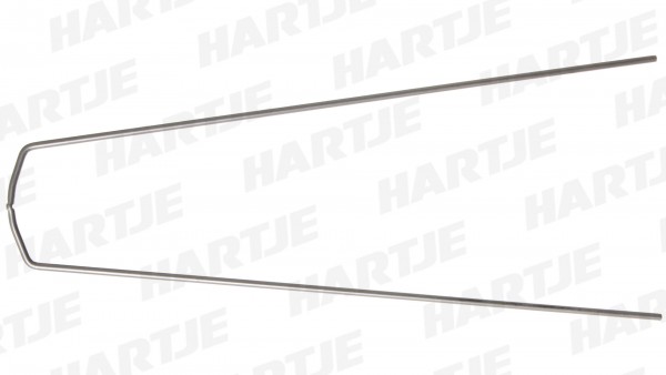 CURANA Schutzblechstrebe; Ø 4 mm, Niro, silber, kürzbar, für mittleres Profil, 26", 60mm breit, 350mm lang