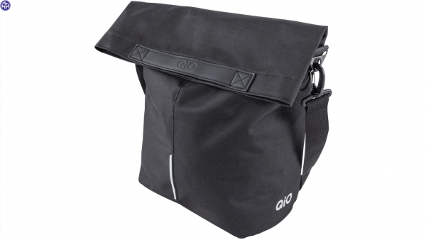 QIO Einzeltasche &quot;Gabriel&quot;; Volumen: 14-16l, Maße (L x B x H): 30x18x49cm, Polyester, Hook-On-System; SB-verpackt, Faltverschluss mit Magnet, wasserab