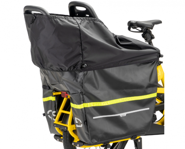 TERN Transportbox &quot;Storm Box&quot;; Verwandelt den Gepäckträger des GSD in ein geräumiges, wetterfestes Transportbehältnis. Schützt bis zu zwei Kinder, mit