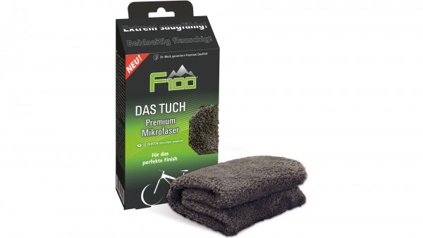 DR. WACK F100 Mikrofasertuch &quot;DAS Tuch - Premium Mikrofaser&quot;; Extrem weich für besonders sanfte Oberflächenbehandlung, beidseitig Hoch-Flor, nahtlos,