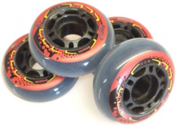 Vibes Inlineskate 4 Stück Rollenset 64 x 24 mm 78A