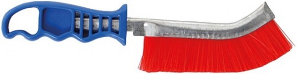 CYCLON Bürste; Ideal geeignet zum Reinigen von Ritzeln, Ketten und schwer zugänglichen Stellen, rot / blau