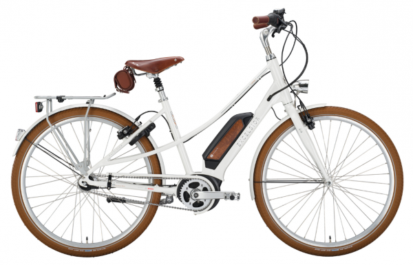 EXCELSIOR E-Bike Cityrad &quot;Vintage E Deluxe&quot; 28&quot; weiß 7-Gang SHIMANO RH 48cm