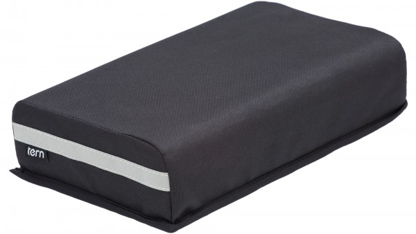 TERN Sitzpolsterung &quot;Sidekick Seatpad&quot;; Sitzauflage zur Montage auf den Gepäckträger, passend für TERN GSD. Aus PU-Leder und Schaumstoff, schwarz. 305