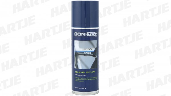CONTEC Pflegespray &quot;Shine Star&quot;; Shine Star ist ein Reinigungs- und Konservierungsmittel zum Schutz von Metall-, Plastik-, Gummi-, Kunstleder- und Led