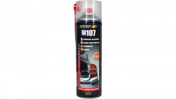MOTIP Silikonspray Zum Schutz der Gummiteile vor dem Einfrieren und Austrocknen und schützen der Kunststoffteile vor dem Knarren und Quietschen.<B