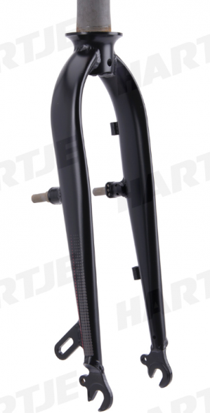TERN Gabel 20", HiTen, black matt, ETRTO 406, 74mm Einbaubreite, 142mm Schaft, passend für Link C8, ab Mod.19