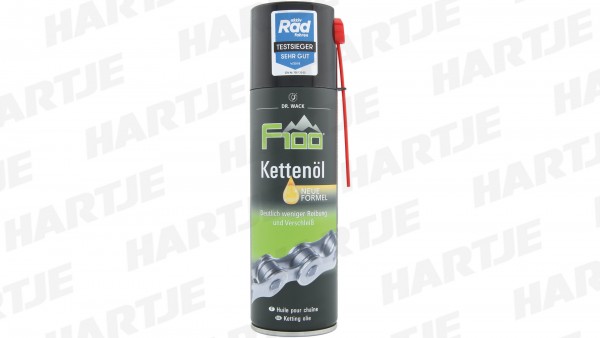 DR. WACK F100 Kettenöl; Deutlich weniger Reibung und Verschleiß. Garantiert durch PTFE-Zusatz extreme Leichtgängigkeit aller beweglichen Teile. Spezie