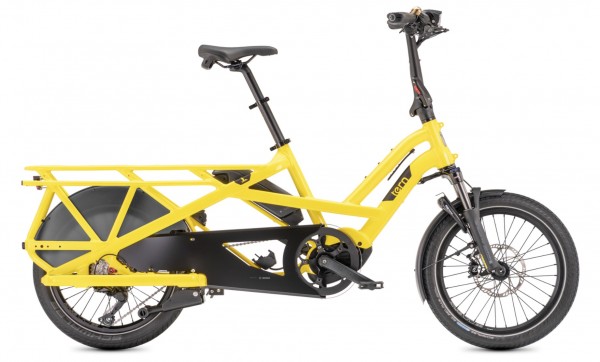TERN Elektro-Cargorad "GSD S10" Mod. 21, Unisex, 20", school bus yellow , 10-Gang SHIMANO "Deore"