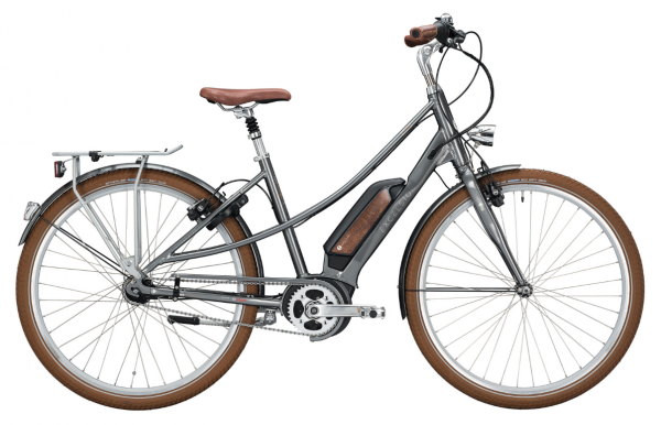 EXCELSIOR Elektro-Cityrad &quot;Vintage E CB&quot; Mod. 22, Mixte, 28&quot;, grey, 7-Gang SHIMANO &quot;Nexus&quot; RBN, 53cm