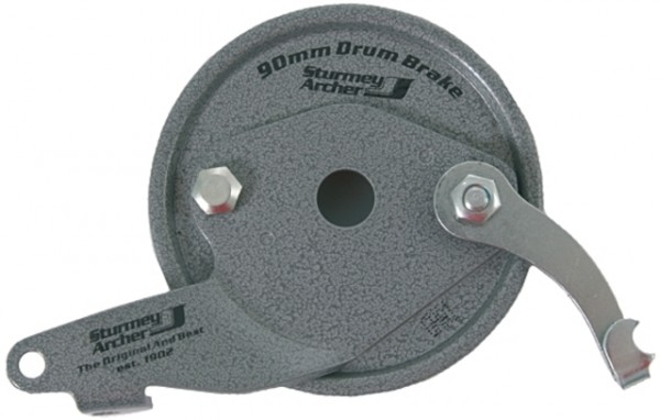 STURMEY ARCHER Bremsplatte; Komplett mit Bremsbacken, für 90mm H.R.-Trommelbremsnabe