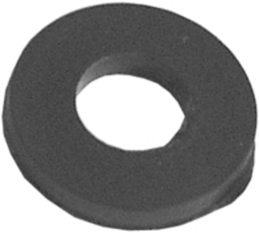 Unterlegscheibe; M5, Kunststoff, für Edelstahl-Schutzbleche; Abgabe nur in Packung zu 100 Stück, Preis per 100 Stück, schwarz, Größe: 5,3 x 12 x 1mm