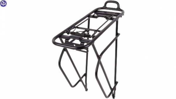 ATRANVELO H.R.-Gepäckträger &quot;City BS 28&quot; AVS&quot;; 28&quot;, Aluminium, mit Befestigungsmaterial für die Hinterbaustreben; SB-verpackt, inkl. Atranvelo Transpo