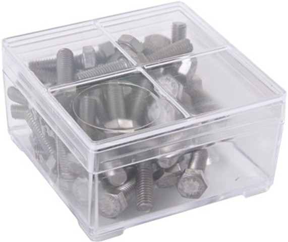 BOFIX Sechskantschraube; Edelstahl (Niro); Produktbeschreibung holländisch; Packung à 50 Stück, M5 x 16mm