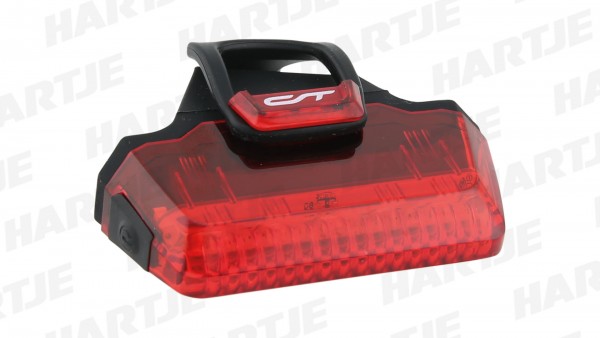 CONTEC Batterie-LED-Rücklicht "Speed-LED"; SB-verpackt, mit deutschem Prüfzeichen; 7 Liteon LED, Sichtbarkeit im 300° Radius, inkl. 1x AAA Micro Batte
