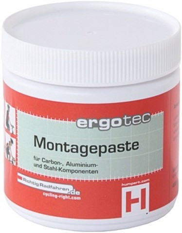 ERGOTEC Montagepaste; Für Carbon-, Aluminium-und Stahl-Komponenten, 400 g Dose