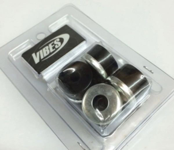 davtus Disco-/Quad-/Rollerskate Lenkgummis Bushings Set schwarz